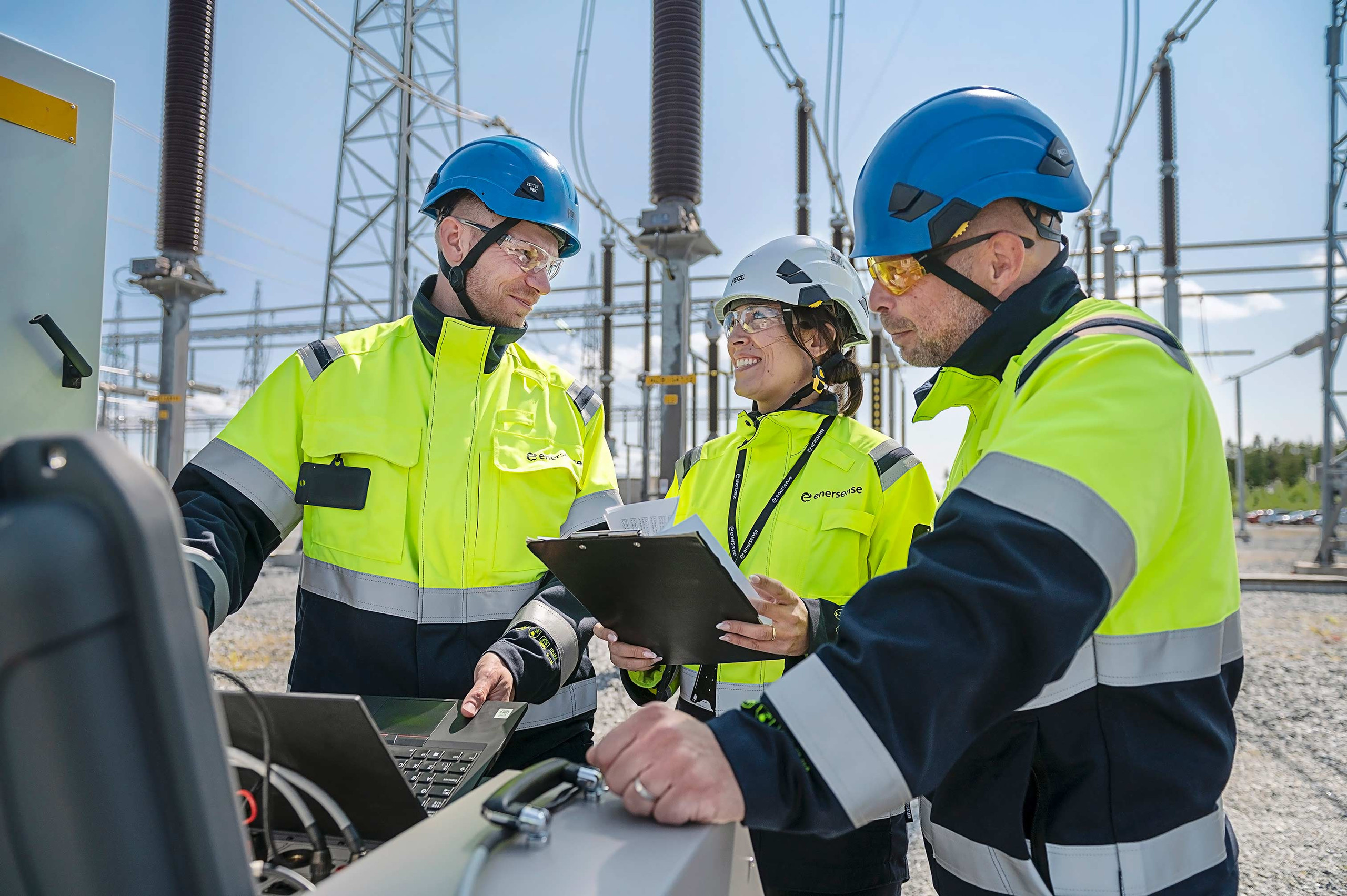Kuvituskuva Enersensen sähköasematyömaalta.
